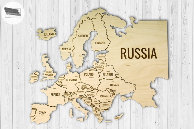 Карта Европы