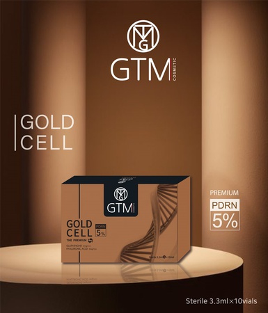 GTM Gold Cell 5% - sağlıklı bir cilt durumunu geri yüklemek için enjekte edilebilir bir hazırlık