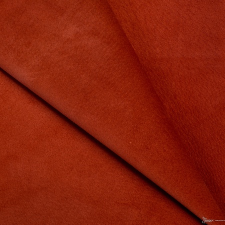 Замша, цвет морковный