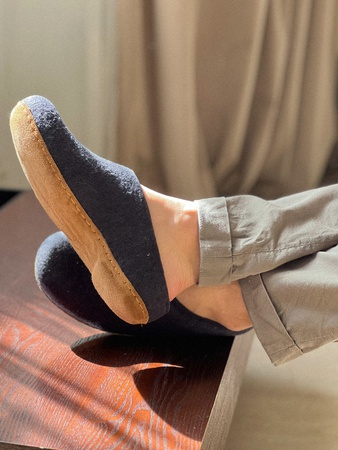 Войлочные тапчоки «Антрацит»