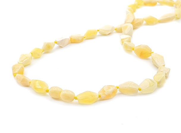 Amber kristal boncuklar