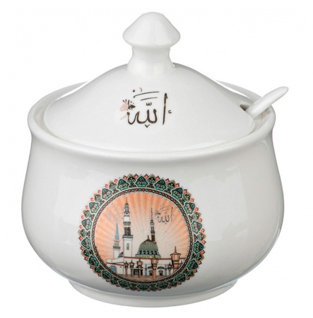 وعاء سكر بالملعقة 500 مل * 48 (Arti-M)