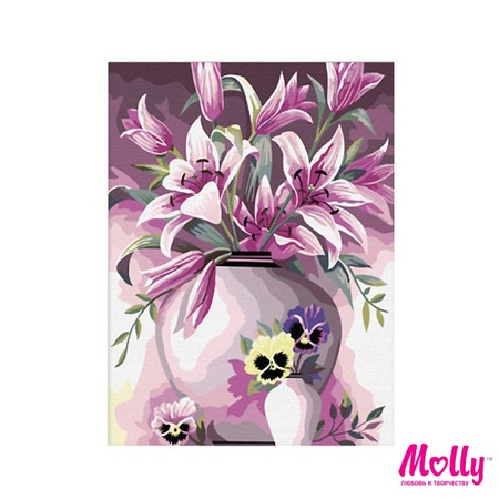 Sayıya göre boya Zarif zambaklar makale