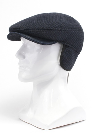 Paltodan yapılmış şapka. kumaşlar 01914СН