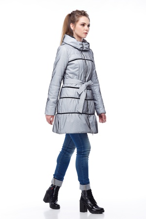 Пальто стеганое