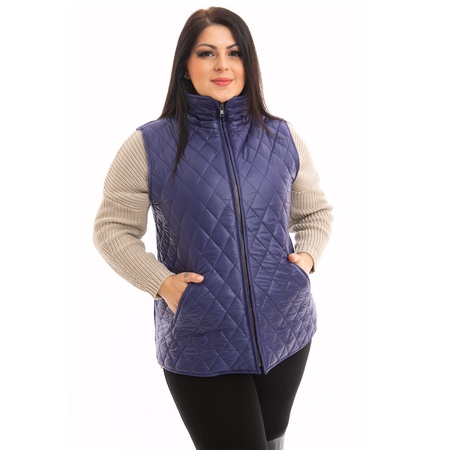 Büyük Beden Kapitone Yelek