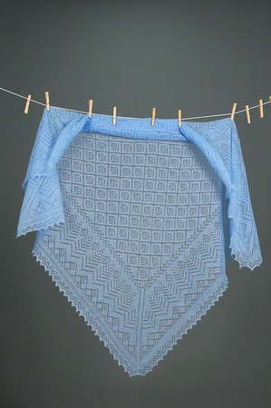 Оренбургский пуховый платок П3-120