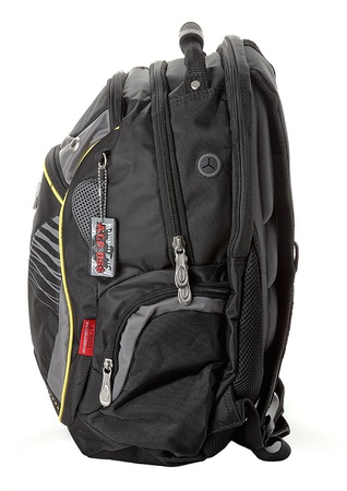 Рюкзак A15-09 Цвет: черный с серой-оливковой отдел