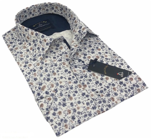 Keten görünümlü % 100 pamuk erkek gömlek