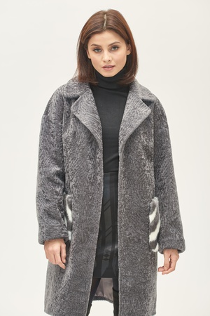 Пальто женское Silverfox модель 807 Серый