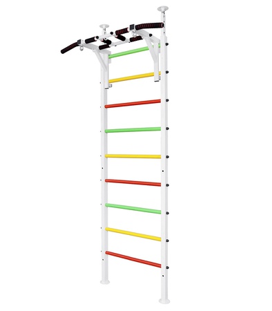 Шведская стенка MDL в распор усиленная белая VR-U-B-102.000.000