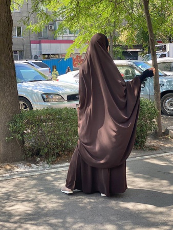 Жильбаб с юбкой для женщин