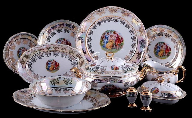 Чешский хрусталь, стекло и фарфор.