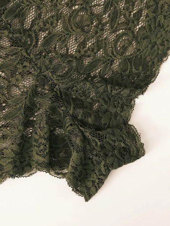 Модное Кружевное Боди С Фестонами