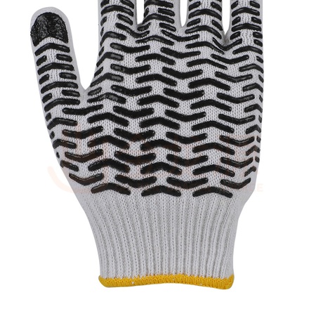 Рабочие перчатки с ПВХ волнами и точками