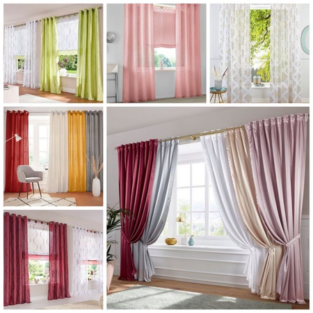 030015 Шторы Микс