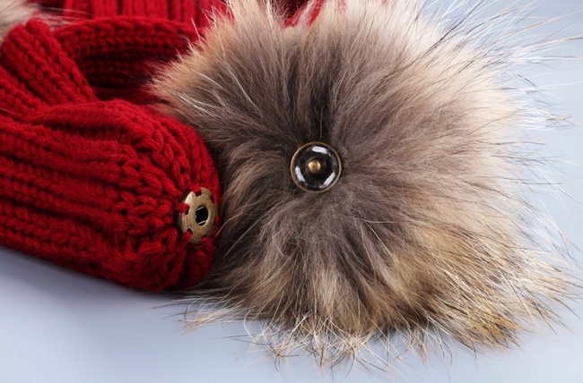 Bayan şapka + atkı: set