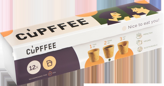 Сьедобный стаканчик "Cupffee"