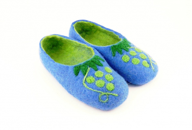 Keçe terlikler &quot;Üzüm&quot;