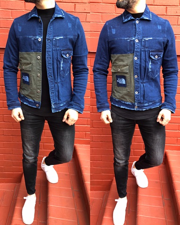 iga модная мужская сезонная джинсовая куртка