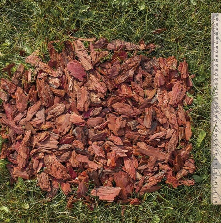 Мульча из коры лиственницы средней фракции 2-6 см