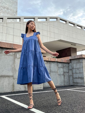 Платье Матрёшка миди