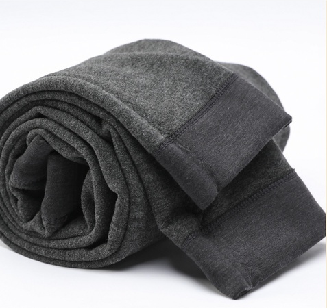 Sonbahar ve kış yeni erkek ince sıcak pantolon kadın polar astarlı yüksek bel ince tozluk paçalı don