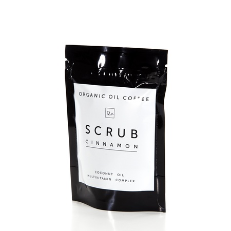 Натуральный Масляный кофейный скраб с эфирным маслом Корицы 100 гр.