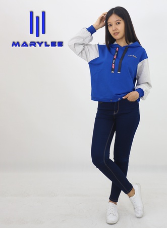 Toptan baskılı kadın örme kapüşonlu sweatshirtler (tıklama-baskı)