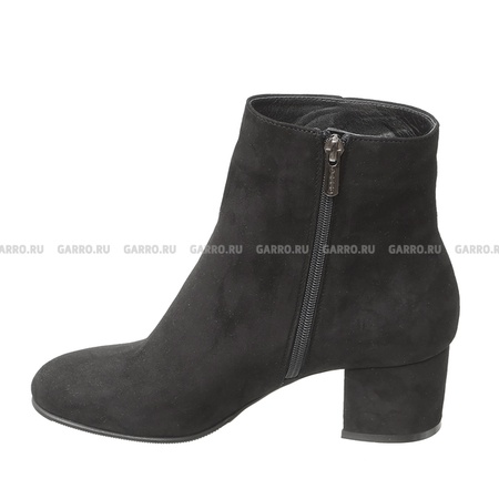 Yarım bot ROSSI siyah, doğal süet, bisiklet