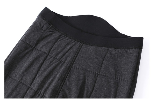 Sonbahar ve kış yeni erkek ve kadın ipek sıcak pamuklu pantolonlar yüksek bel ince ara katman yün ve polar ve kalın tozluk