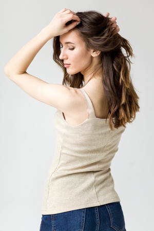 Топ молодёжный (рибана с люрексом)