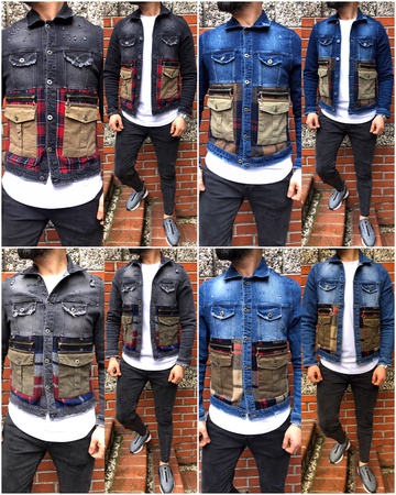 iga fashion erkek mevsimlik kot ceket