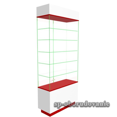 Витрина из стекла и ДСП