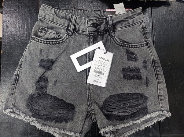 Женские шорты джинсовые