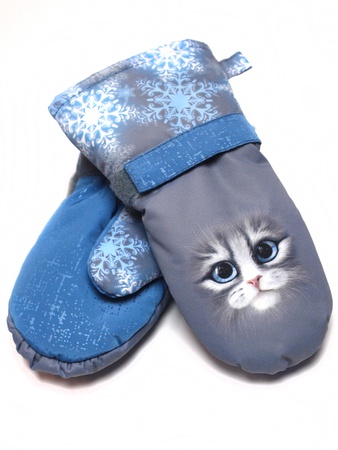 Детские варежки из мембранной ткани