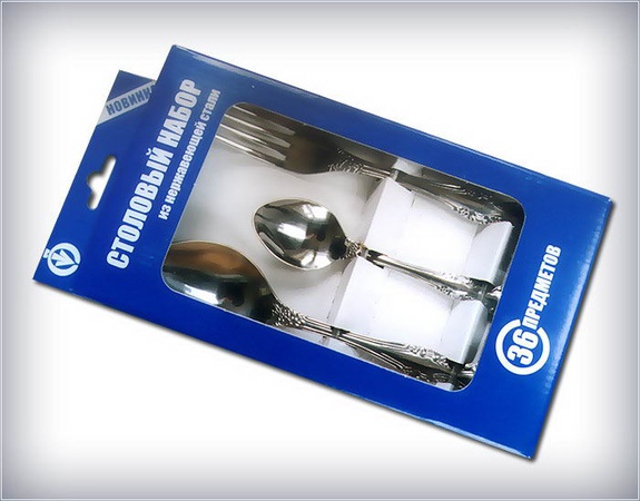 Набор столовых приборов 36 пр. Модель М-3 "Тройка"