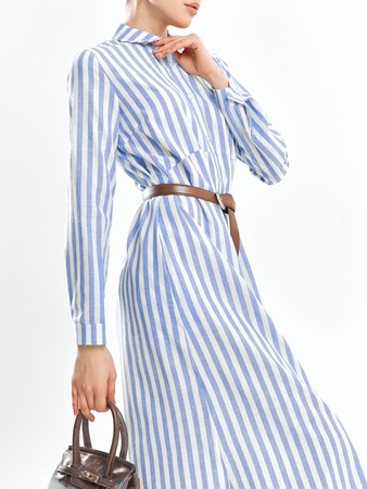 Женское платье-рубашка. 2024