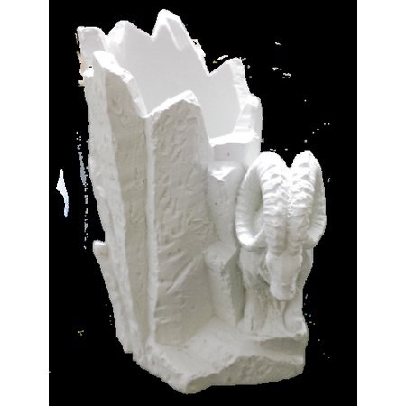 Plaster figure for coloring Pencil holder "K