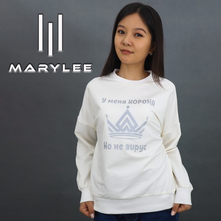 Женские трикотажные худи на оптом с принтом (щелкография)