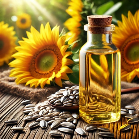 Нерафинированное подсолнечное масло