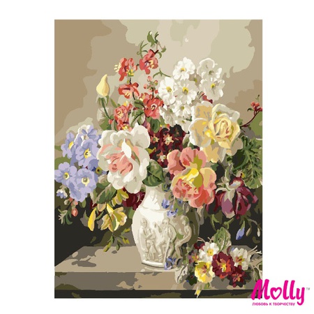 Sayıya göre boya Çiçekli danteller