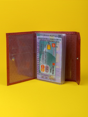 Passport cover + auto documents AFT-64