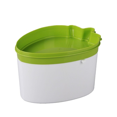 Контейнер "Клубника" (люкс) со вставкой (белый)