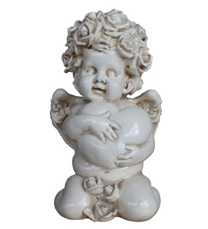 Статуэтка Ангел сердечной привязанности (цвет слоновой кости)