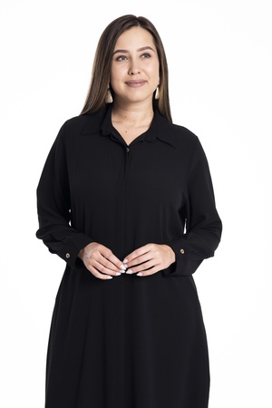 Креповая туника большого размера