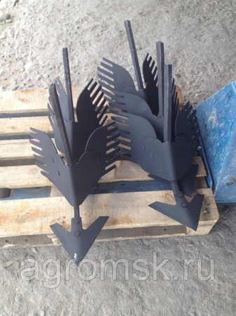 Корпус окучника в сборе со стойкой
