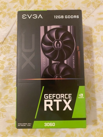 Видеокарта EVGA GeForce RTX 3060 XC 12 ГБ GDDR6