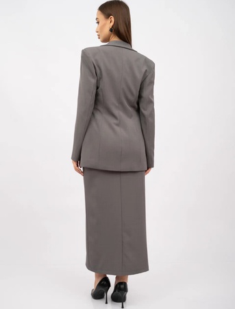 Костюм юбочный с разрезом