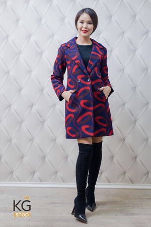 Пальто с узорами " Сайма"